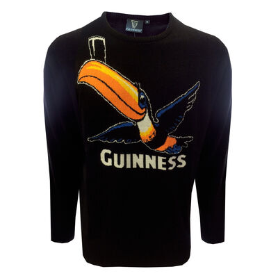 Guinness Black Christmas Toucan jumper